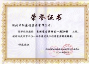 戀湖家園濱湖區(qū)3#樓建筑工程質(zhì)量黃鶴杯銀獎(jiǎng)